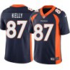 Pat Kelly #87 Broncos Navy Jersey