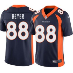 Shaun Beyer #88 Broncos Navy Jersey