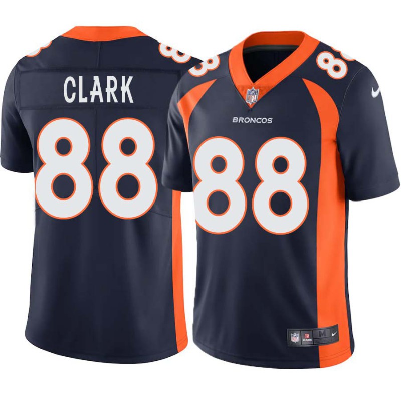 Desmond Clark #88 Broncos Navy Jersey