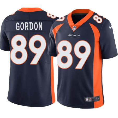 Richard Gordon #89 Broncos Navy Jersey