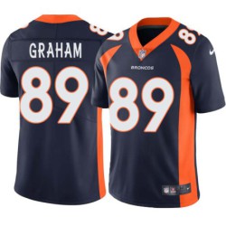 Daniel Graham #89 Broncos Navy Jersey