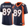 Keli McGregor #89 Broncos Navy Jersey