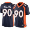 Darius Holland #90 Broncos Navy Jersey