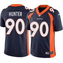 Jason Hunter #90 Broncos Navy Jersey