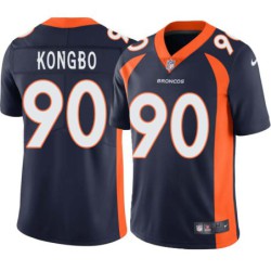 Jonathan Kongbo #90 Broncos Navy Jersey