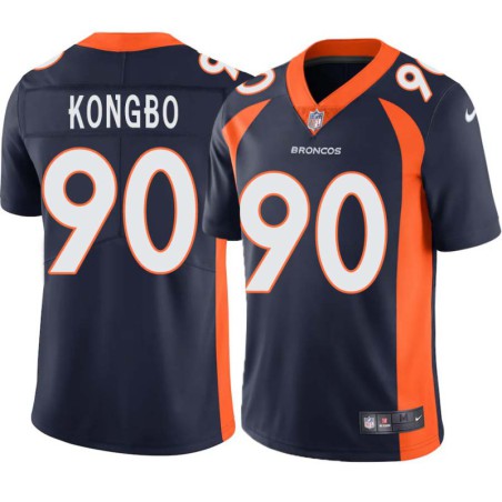 Jonathan Kongbo #90 Broncos Navy Jersey