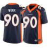 Billy Winn #90 Broncos Navy Jersey