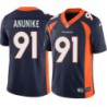 Kenny Anunike #91 Broncos Navy Jersey