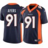 Robert Ayers #91 Broncos Navy Jersey