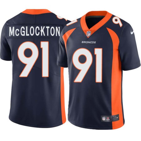 Chester McGlockton #91 Broncos Navy Jersey