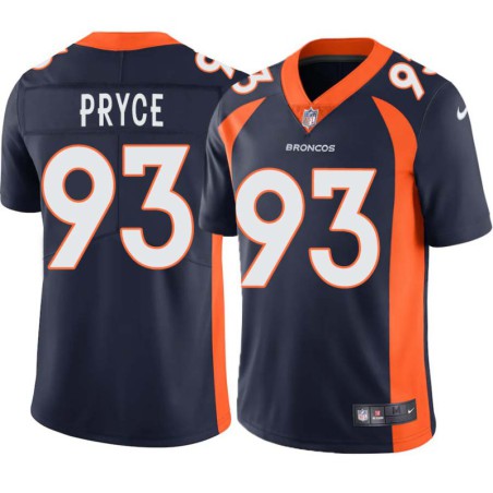 Trevor Pryce #93 Broncos Navy Jersey