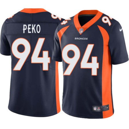 Domata Peko #94 Broncos Navy Jersey