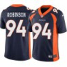 Jeff Robinson #94 Broncos Navy Jersey