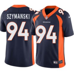 Jim Szymanski #94 Broncos Navy Jersey