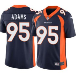 Sam Adams #95 Broncos Navy Jersey