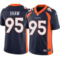 Josh Shaw #95 Broncos Navy Jersey