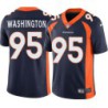 Marvin Washington #95 Broncos Navy Jersey