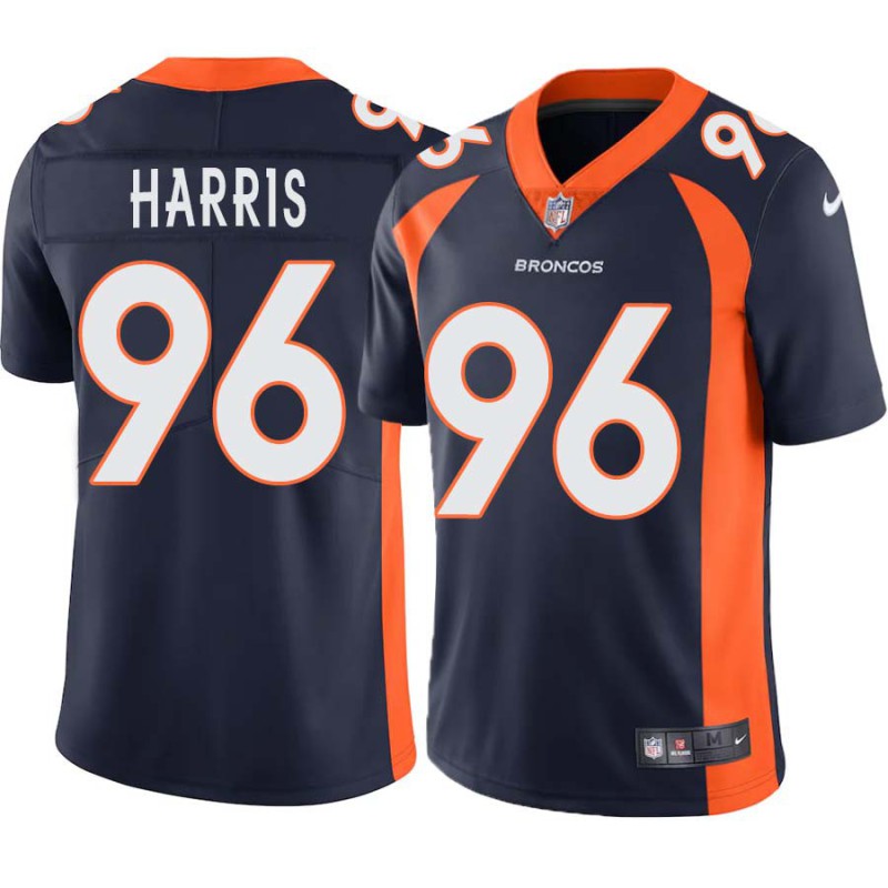 Shelby Harris #96 Broncos Navy Jersey