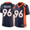 Kenny Walker #96 Broncos Navy Jersey