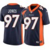 D.J. Jones #97 Broncos Navy Jersey