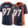 Simeon Rice #97 Broncos Navy Jersey