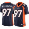 Keith Washington #97 Broncos Navy Jersey