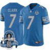 Lions #7 Dutch Clark 1934-2023 90 Seasons Anniversary Patch Jersey -Blue