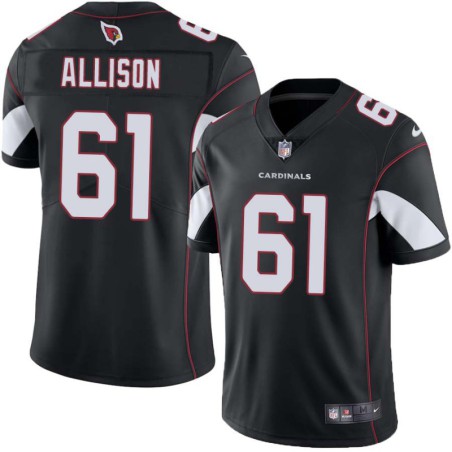 Cardinals #61 Henry Allison Stitched Black Jersey