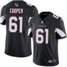 Cardinals #61 Jonathan Cooper Stitched Black Jersey