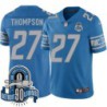 Lions #27 Bobby Thompson 1934-2023 90 Seasons Anniversary Patch Jersey -Blue