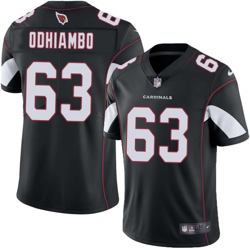 Cardinals #63 Rees Odhiambo Stitched Black Jersey