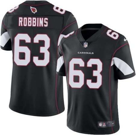 Cardinals #63 Tootie Robbins Stitched Black Jersey