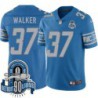 Lions #37 Doak Walker 1934-2023 90 Seasons Anniversary Patch Jersey -Blue