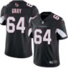 Cardinals #64 Ken Gray Stitched Black Jersey