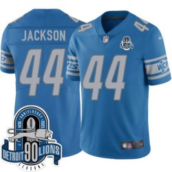 Lions #44 Ernie Jackson 1934-2023 90 Seasons Anniversary Patch Jersey -Blue