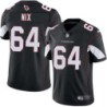 Cardinals #64 John Nix Stitched Black Jersey