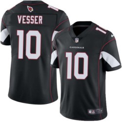 Cardinals #10 John Vesser Stitched Black Jersey