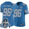 Lions #96 Paul Butcher 1934-2023 90 Seasons Anniversary Patch Jersey -Blue