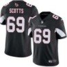 Cardinals #69 Colin Scotts Stitched Black Jersey