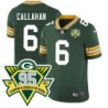 Packers #6 Joe Callahan 1919-2023 95 Year ANNI Patch Jersey -Green