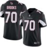 Cardinals #70 Lee Brooks Stitched Black Jersey