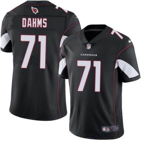 Cardinals #71 Tom Dahms Stitched Black Jersey