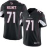 Cardinals #71 Lester Holmes Stitched Black Jersey