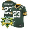 Packers #23 Clyde Goodnight 1919-2023 95 Year ANNI Patch Jersey -Green