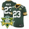 Packers #23 Paul Minick 1919-2023 95 Year ANNI Patch Jersey -Green