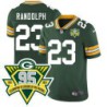 Packers #23 Terry Randolph 1919-2023 95 Year ANNI Patch Jersey -Green