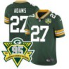 Packers #27 Chet Adams 1919-2023 95 Year ANNI Patch Jersey -Green