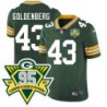 Packers #43 Buckets Goldenberg 1919-2023 95 Year ANNI Patch Jersey -Green