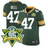 Packers #47 Tyrone Bell 1919-2023 95 Year ANNI Patch Jersey -Green