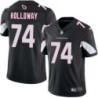 Cardinals #74 Randy Holloway Stitched Black Jersey